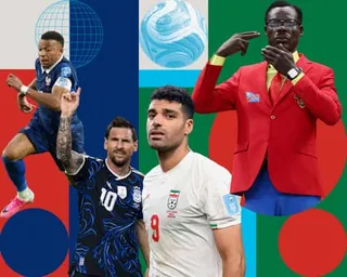 Kylian Mbappé, Lionel Messi, Adel Taremi, Michel Nkuka Mboladinga