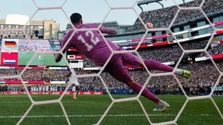 Jonathan Tah hits his penalty over the bar