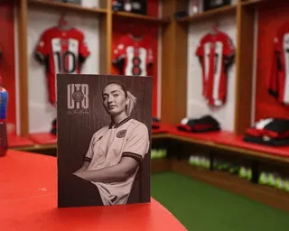 Sheffield United matchday programme cover of Maddy Cusack