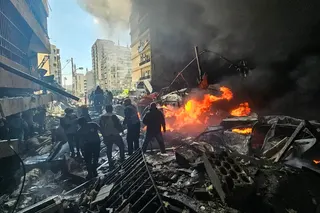 以色列近日持續轟炸黎巴嫩南部真主黨基地，更擊斃數名真主黨武裝份子。   圖:翻攝自 X @AFpost