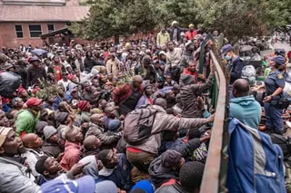 Malawian migrants fleeing Pietermaritzburg, South Africa.