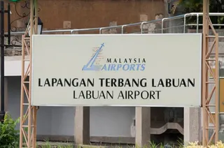 Operations at Labuan Airport were disrupted today after an old bomb, believed to be from the Second World War, was found at 3.45pm today about 200 metres from the airport runway on land owned by the Royal Malaysian Air Force (RMAF) near Kerupang.