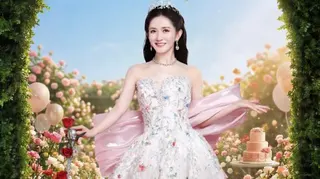 一張宣傳謝娜演唱會的海報