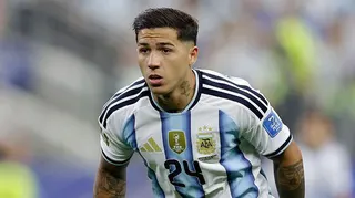 Enzo Fernandez of Argentina during the World Cup match against Austria in June 2026