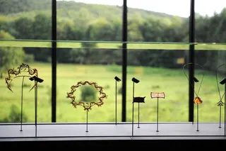 Jewellery by French glass maker Rene Lalique at the Lalique museum in Wingen-sur-Moder, eastern France. On Sunday it was reported that thieves stole millions of euros worth of jewellery from the museum. Photo: AFP