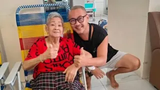 姚彣隆贴出与母亲生前的合照，向母亲表达爱意。 （姚彣隆IG）
