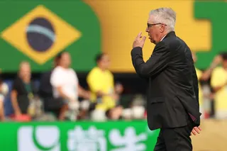 Brazil’s Italian head coach Carlo Ancelotti reacts after losing the 2026 World Cup round of 16 football match between Brazil and Norway at the New York/New Jersey Stadium in East Rutherford on July 5, 2026. — AFP pic