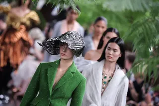 Models present creations for Christian Dior for the Women Haute Couture Fall/Winter 2026-2027 collection as part of the Paris Fashion Week, in Paris July 6, 2026. — AFP pic