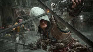 Official Assassin's Creed Black Flag Resynced image showing the protagonist in combat