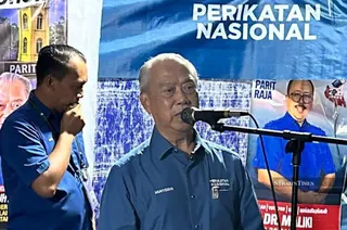 Bersatu president Tan Sri Muhyiddin Yassin admitted that Perikatan Nasional may not be able to form the state government after the Johor election this Saturday. NSTP/ALIAS ABD RANI