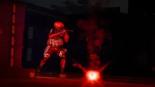 A flare lights up a runner in Marathon season 2