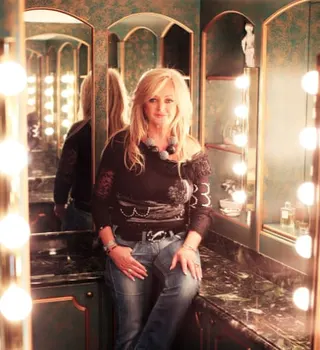 Bonnie Tyler at her home near Swansea in 2009.