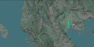 Ryanair FR1879 Map