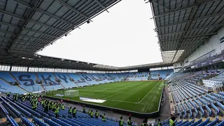 A general view inside an empty Coventry Building Society Arena