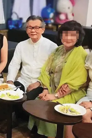 張俊宏（左）與黃姓女友（右）同居多年，資產都登記在黃的名下。   圖：翻攝張俊宏臉書