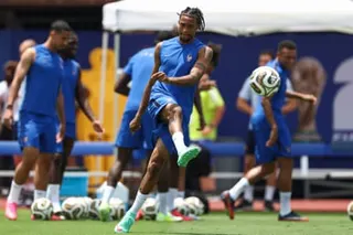 Michael Olise in training