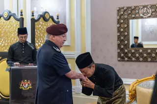 Sultan Ibrahim was briefed on the latest developments involving the MACC during a 30-minute audience at Istana Negara. COURTESY: SULTAN IBRAHIM SULTAN ISKANDAR