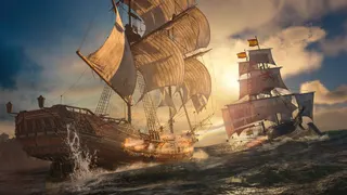 Assassin's Creed Black Flag Resynced - a battle between the Jackdaw and a Spanish ship