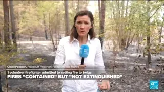 Shock and solidarity after wildfires ravage Fontainebleau
