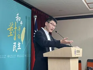 陸委會副主委兼發言人梁文傑。記者張鈺琪／攝影