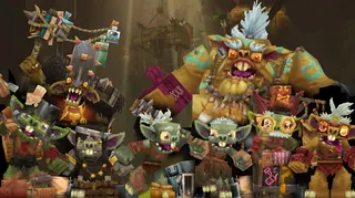 Goblins in a dungeon