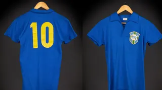 Pele's shirt during the 1958 World Cup final