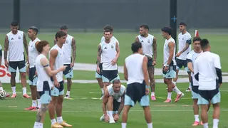 Argentina trained on Saturday
