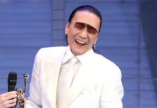Patrick Tse receives the Lifetime Achievement Award at the 38th Hong Kong Film Awards in 2019. Photo: K. Y. Cheng