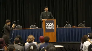 Leftist streamer sparks online firestorm over speech to College Dems in Mao-style suit: 'They're communists'