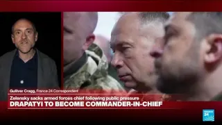 Ukraine's Zelensky fires military chief after protests and names a replacement
