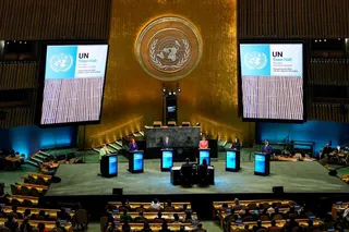 The six declared candidates vying to succeed UN Secretary General Antonio Guterres. Photo: Reuters