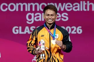 Mohamad Aniq Kasdan won the gold medal in the men’s 60kg weightlifting event at Scottish Event Campus (SEC) Armadillo in Glasgow, Scotland today with a combined lift of 273kg - 121kg in the snatch and 152kg in the clean and jerk - setting a new Games record. ANWAR IBRAHIM FB PAGE