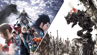 Final Fantasy 7 Revelation imagery next to Final Fantasy 6 key art