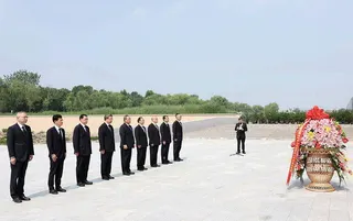 7月28日，受習近平總書記委託，在唐山抗震救災和新唐山建設50年之際，中共中央政...