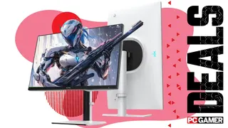 KTC M27T6S gaming monitor on a pink deals background