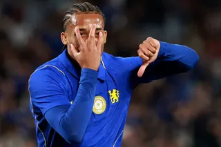 Chelsea’s Joao Pedro reacts after scoring a goal during the Sydney Super Cup match between Chelsea FC and the Western Sydney Wanderers at Stadium Australia in Sydney on July 28, 2026. — AFP pic
