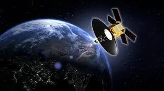 An illustration of TeLEOS-2, one of the national satellites launched in 2023 which was developed by ST Engineering and Singapore’s Defence Science and Technology Agency.