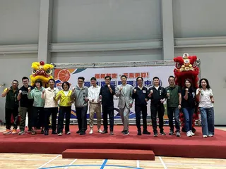 運動部長李洋今天出席高雄三民運動中心。（記者郭韋綺／攝影）