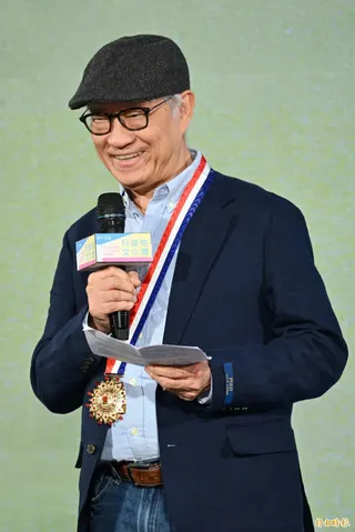 第45屆行政院文化獎得主廖慶松。(記者胡舜翔攝)