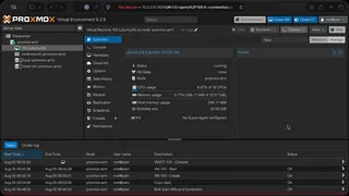 Proxmox VE running on Ampere Altra Max workstation
