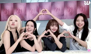 BLACKPINK合體直播感謝粉絲相伴10年。圖／翻攝自WEVERSE