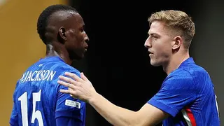 Chelsea strikers Nicolas Jackson and Liam Delap