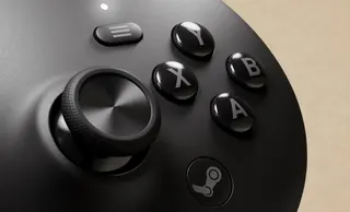 A close look at the buttons on the right-hand side of the new Steam Controller.
