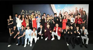 三立新八點檔《針線緣》首映會演員齊聚。（三立提供）