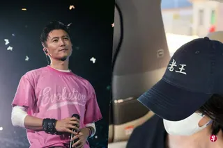 王菲迎来57岁生日，好友晒出照片（右图）替她庆生，谢霆锋也在演唱会上“隔空放闪”。 （取自谢霆锋微博、互联网）