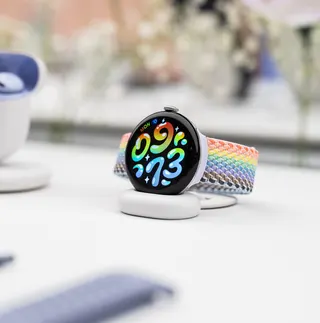 Google Pixel Watch 5 on stand
