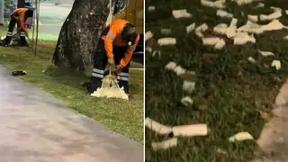 农历七月祭品 拜完可以马上清吗？