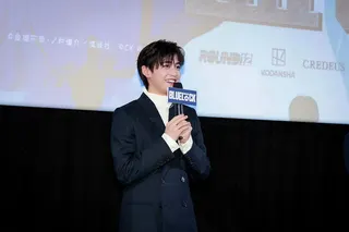 高橋文哉侃侃而談。圖／甲上娛樂提供