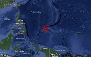 MetMalaysia said the earthquake was centred at coordinates 2.9 degrees north and 98.8 degrees east, at a depth of 154 kilometres (km), 37 km southwest of Pematangsiantar. — Picture via Facebook