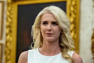 US President Donald Trump’s aide Natalie Harp has been dubbed the “human printer” for supplying the US leader with print-outs of information.